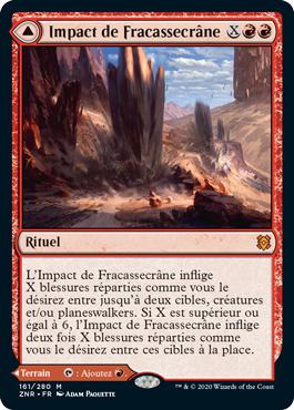 Impact de Fracassecrâne // Fracassecrâne, le col des Marteaux - Renaissance de Zendikar