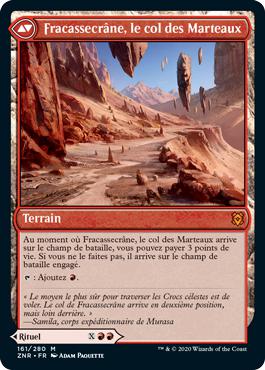 Fracassecrâne, le col des Marteaux - Renaissance de Zendikar