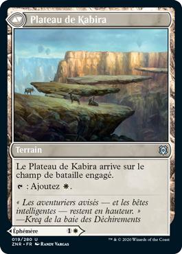 Plateau de Kabira - Renaissance de Zendikar