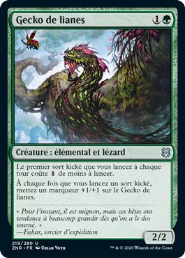 Gecko de lianes - Renaissance de Zendikar