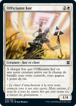 Officiante kor - Renaissance de Zendikar