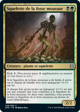 Squelette de la fosse moussue - Renaissance de Zendikar