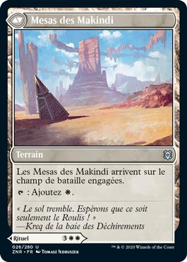 Mesas des Makindi - Renaissance de Zendikar