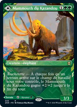 Mammouth du Kazandou // Vallée du Kazandou - Renaissance de Zendikar