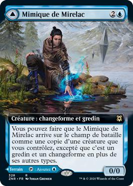 Mimique de Mirelac // Rivage de Mirelac - Renaissance de Zendikar