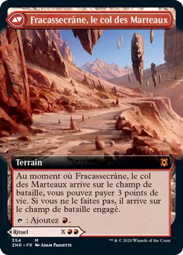 Fracassecrâne, le col des Marteaux - Renaissance de Zendikar