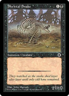 Serpent squelette - Portal