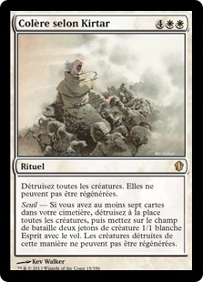 Colère selon Kirtar - Commander Edition 2013