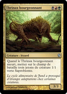 Thrinax bourgeonnant - Commander Edition 2013