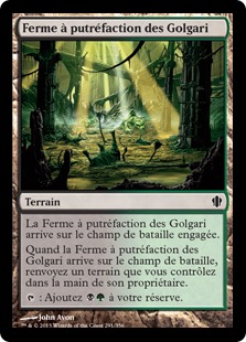 Ferme à putréfaction des Golgari - Commander Edition 2013