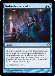 Ordre de succession - Commander Edition 2013