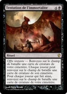 Tentation de l'immortalité - Commander Edition 2013