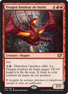 Dragon fondeur de butin - Commander 2014