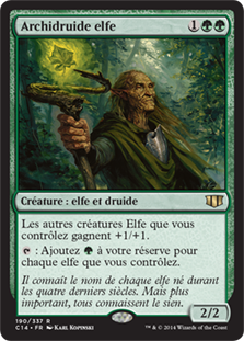 Archidruide elfe - Commander 2014