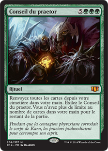 Conseil du praetor - Commander 2014