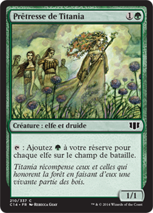 Prêtresse de Titania - Commander 2014