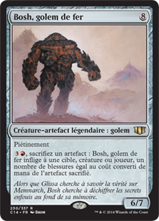 Bosh, golem de fer - Commander 2014