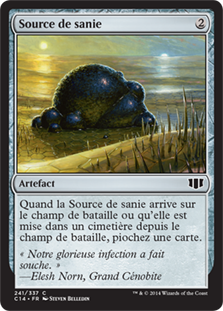 Source de sanie - Commander 2014