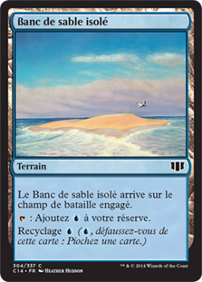 Banc de sable isolé - Commander 2014