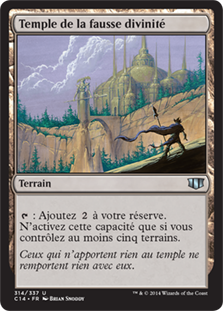 Temple de la fausse divinité - Commander 2014