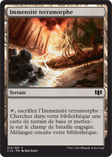 Immensité terramorphe - Commander 2014