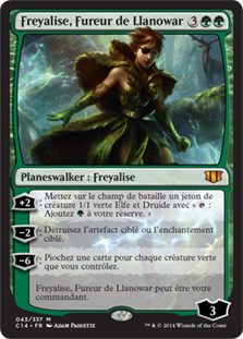 Freyalise, Fureur de Llanowar - Commander 2014