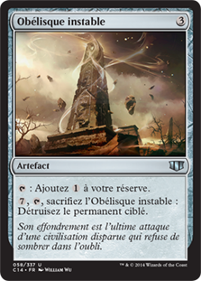 Obélisque instable - Commander 2014