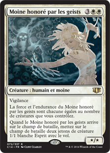 Moine honoré par les geists - Commander 2014