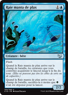 Raie manta de plax - Commander 2015