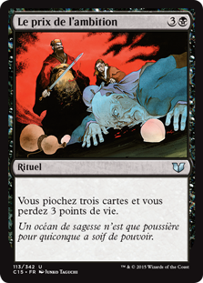 Le prix de l'ambition - Commander 2015