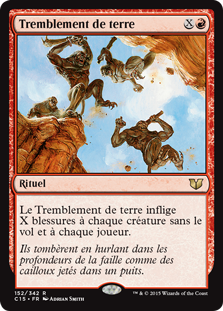 Tremblement de terre - Commander 2015