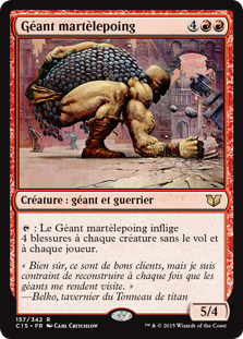 Géant martèlepoing - Commander 2015