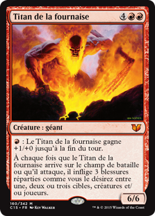 Titan de la fournaise - Commander 2015