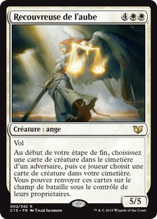 Recouvreuse de l'aube - Commander 2015