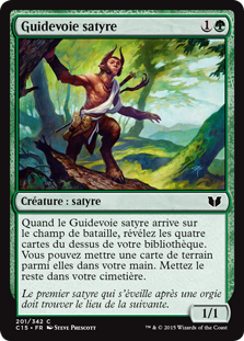 Guidevoie satyre - Commander 2015