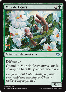 Mur de fleurs - Commander 2015