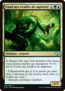 Coatl aux écailles de sapience - Commander 2015