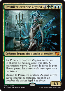 Première oratrice Zegana - Commander 2015