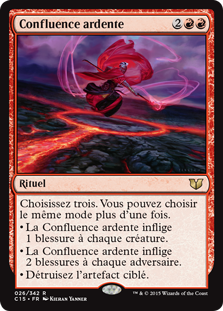 Confluence ardente - Commander 2015