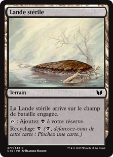 Lande stérile - Commander 2015