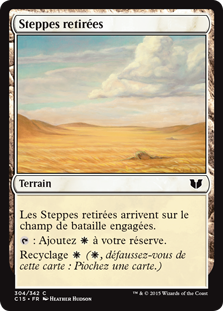 Steppes retirées - Commander 2015