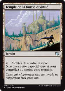 Temple de la fausse divinité - Commander 2015