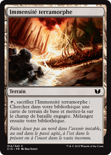 Immensité terramorphe - Commander 2015