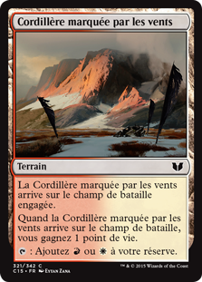 Cordillère marquée par les vents - Commander 2015