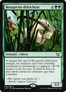 Bouquetin défricheur - Commander 2015