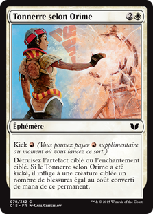 Tonnerre selon Orime - Commander 2015