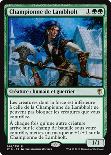 Championne de Lambholt - Commander 2016