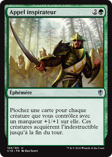 Appel inspirateur - Commander 2016