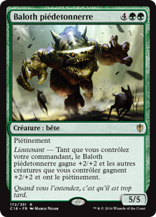 Baloth piédetonnerre - Commander 2016