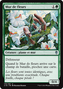 Mur de fleurs - Commander 2016